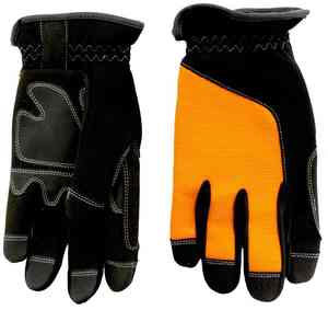Top tendance meilleurs gants de mécanicien en cuir de grain de peau de chèvre de vache gants de conducteur anti-coupure fonctions anti-impact gants de mécanicien - Product Image 1