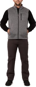 Gilet respirant pour homme, gilet à capuche en polaire amovible pour l'extérieur, gilet sans manches léger en polaire d'hiver - Product Image 3