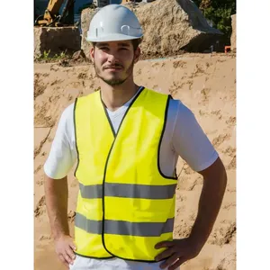 Gilet de sécurité personnalisé avec autocollants et lumières réfléchissants pour articles promotionnels - Product Image 1