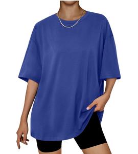 Camisetas de algodón OEM para mujer, camisetas con logotipo personalizado al por mayor, camisetas de manga corta a la moda para ropa de calle - Product Image 1