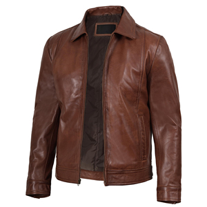 Chaqueta de Cuero de Piel de Oveja de Alta Calidad para Hombre, Logotipo Personalizado, Invierno, Resistente al Viento e Impermeable, Chaquetas Casuales de Moda - Product Image 5