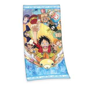 Serviette de bain One Piece Monkey D. Luffy et les Pirates du Chapeau de Paille 70x140cm, serviette de plage carrée douce à motif de dessin animé pour la maison ou l'hôtel - Product Image 2
