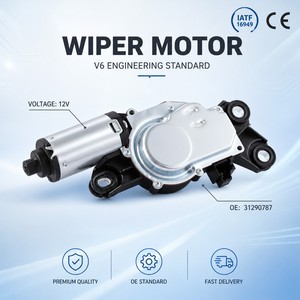 Moteur d'essuie-glace arrière 12V pour <span class=keywords><strong>Volvo</strong></span> V70 III <span class=keywords><strong>XC60</strong></span> XC70 II OE 31290787 30663891 - Product Image 1