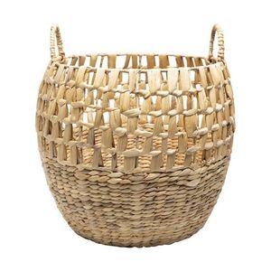 Elegant Water <b>Hyacinth</b> <b>Basket</b> For Home Storage And Decoration Adding Natural Texture And Eco Friendly Interior Style - Product Image 3