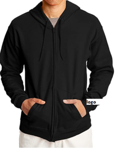 ขายส่งผู้ชายเต็มซิป Hoodie 50% ฝ้าย50% โพลีเอสเตอร์นำเข้าซิปปิดเครื่องล้างจัดหาจากบังคลาเทศ - Product Image 2