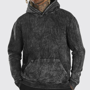 Sudadera con capucha extragrande lavada con ácido y ajuste holgado personalizado de tu marca para mujer - Product Image 2