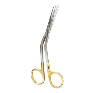 Tijeras angulares sin óxido Fomon, instrumentos quirúrgicos puros de acero inoxidable para orejas, ojos, nariz y garganta - Product Image 1