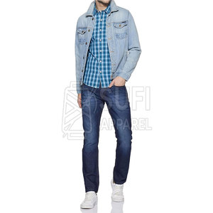 Pantalones Vaqueros Casuales de Tiro Medio para Hombre, OEM, Logotipo Personalizado, Proveedor Mayorista, 100% Algodón, Ecológicos, Transpirables, de Alta Calidad - Product Image 4