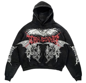 Wholesale <b>Men</b> Custom Embroidery <b>Hoodies</b> <b>Men</b> High Quality Custom Logo Streetwear <b>Men's</b> Hoodie - Product Image 1