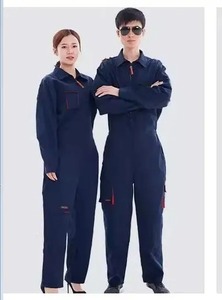 Mono Ignífugo de Algodón Personalizado 2026, Ropa de Trabajo Transpirable, Ropa de Seguridad con Banda Reflectante - Product Image 4