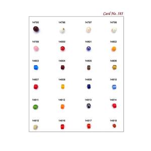 Perles de verre en forme de pneu de marque MAE à la mode, 7x6x6 mm, multicolores, pour la fabrication de bijoux à prix de gros - Product Image 1