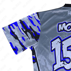 T-shirt de sublimation de coupe ajustée en polyester sur mesure/T-shirts de sublimation en polyester de coton T-shirts pour hommes - Product Image 4