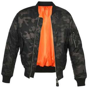 Chaqueta de bombardero OEM cortavientos de poliéster y vuelo impermeable con cremallera chaqueta de bombardero informal para hombres - Product Image 5