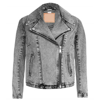 Chaquetas de Mezclilla de Algodón Crudo Tejidas a Medida para Mujer, con Botones, Fabricación Personalizada OEM, Venta al Por Mayor con Colores y Logotipo Personalizados para Invierno