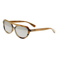 Monture de lunettes de lecture en corne de buffle 100% naturelle de luxe, lunettes de soleil rondes, style classique, couleurs or et noir, personnalisable