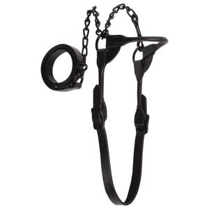 Haute qualité Premium cuir noir spectacle de magie bétail licou bétail licou pour vache et veau spectacle de magie bétail - Product Image 3