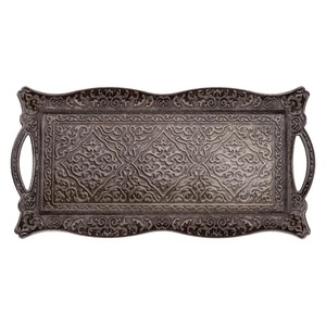 Étonnant Plateau Rectangulaire Plateau de Service en Laiton Plateau de Service Espresso avec Poignée en Métal, Plateau pour Usage Domestique - Product Image 6