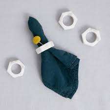 Porte-serviette de noël en marbre, anneau de serviette en cerf fait à la main, articles décoratifs de Table de noël - Product Image 5