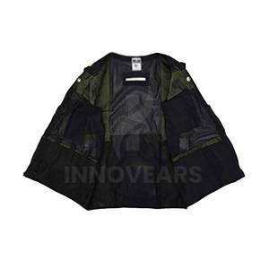 Gilet de sécurité personnalisé, couleur unie, sans manches, respirant, haute qualité, pour hommes, streetwear, vêtements de travail, haute visibilité - Product Image 3