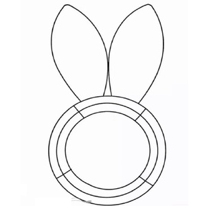 Guirnalda colgante de hierro de tamaño personalizado de diseño antiguo negro para decoraciones fotográficas de fiesta guirnaldas decorativas para el hogar y la boda - Product Image 1