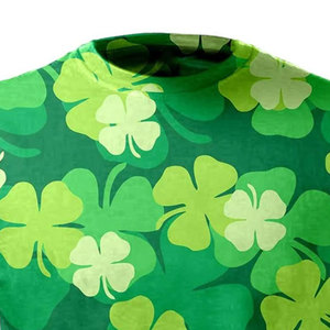 Venta al por mayor de camisetas para los hombres con cuello en V de algodón para hombre de manga corta Camiseta verde de oro de impresión para hombre de gran tamaño transpirable camisetas - Product Image 4