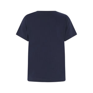 เสื้อยืด100% พิมพ์ลายลำลองคอกลมแขนสั้นระบายอากาศผ้าคอตตอนคุณภาพสูงสำหรับผู้หญิง - Product Image 6