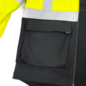Customized <b>Hi</b> <b>Vis</b> Winter Bomber <b>Jackets</b> High Visibility Reflective CE Certified Unisex Workwear for Road Safety - Product Image 6