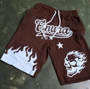 กางเกงขาสั้นตาข่ายเอวสูงมีเชือกผูกปิดระบายอากาศได้สไตล์ลำลองมีบริการ OEM - Product Image 1