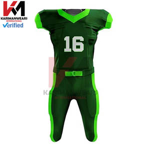 Haute qualité personnalisé attirail sergé broderie équipe de Football américain maillot personnalisé équipe uniformes pour hommes femmes respirant - Product Image 2