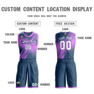 Marque privée Uniforme de basket-ball pour jeunes de haute qualité BSCI Polyester vêtements de sport respirants avec option de taille supérieure - Product Image 6