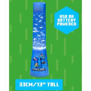 Lámpara de Escritorio LED Moderna con Iconos Flotantes de Lava Brillante de Minecraft, E26, Vidrio Cerámico, para Dormitorios - Product Image 3