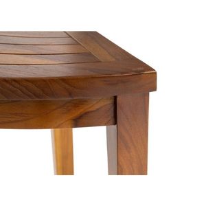 Tabouret de douche en teck, meubles de salle de bain - Product Image 4