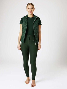 Người Đàn Ông Của Phong Cách Chức Năng Cưỡi Ngựa Puffer Vest Không Thấm Nước Windproof Thoáng Khí Lót Tương Phản Trim Mở Khâu Nút Cưỡi - Product Image 4