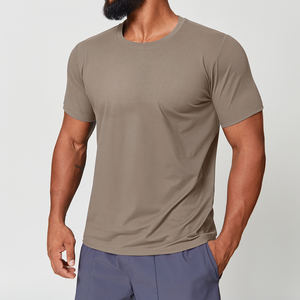Camiseta de Compresión Profesional con Logotipo Personalizado, Manga Corta, para Hombre, Talla Grande, para Gimnasio, Transpirable, para Correr, de Secado Rápido - Product Image 1