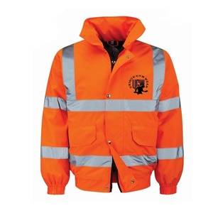 Ropa de trabajo personalizada de alta visibilidad, chaleco de seguridad transpirable con cinta reflectante de dos tonos, chaqueta de seguridad en el sitio de construcción - Product Image 1