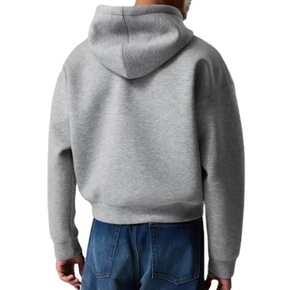 เสื้อกันหนาวมีฮู้ดสำหรับผู้ชายเครื่องแต่งกายแนวสตรีทโอเวอร์ไซส์ผ้าคอตตอน - Product Image 2
