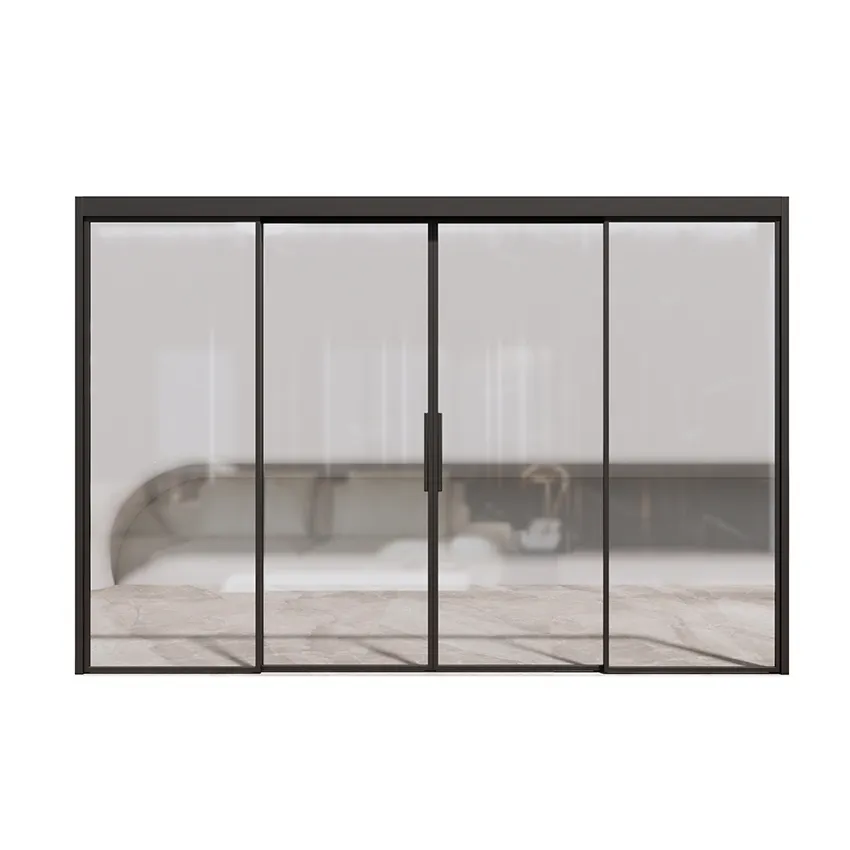 Алюминиевая раздвижная дверь Bowen, внутренняя древесина, цвет, аргон, газ для изоляционного стекла по низкой цене