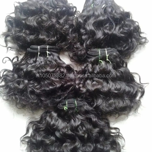 Extensiones de cabello tejido Remy virgen indio Trama de cabello rizado hecha de cabello humano - Product Image 1