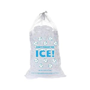 Bolsas de hielo medianas de alta resistencia de 1.5 mil con cordón de algodón de fabricante vietnamita con precio directo de fábrica - Product Image 1