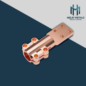 OEM ODM Copper Terminal Connector VMC Precision Machining Electrical Conductivity <b>Long</b> Term Reliability High Current Power Bulk - Product Image 4