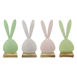 Creative Bunny <b>Ornaments</b> <b>Easter</b> Decorative Creative Handmade Painting Metal Party Table Decor - Product Image 1