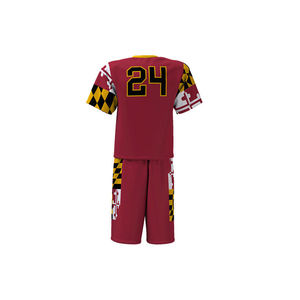 Uniformes de crosse sublimés par coutume en 100% tissus de polyester/shorts de crosse sublimés en polyester - Product Image 5