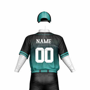 ชุดเครื่องแบบเบสบอลระบายอากาศสำหรับผู้ชายชุดทีมมืออาชีพพร้อมสีและโลโก้ตามสั่ง - Product Image 5