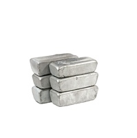 Lingots d'antimoine 99,65 % 99,85 % 99,9 % non alliés, blanc argenté, usage industriel, norme internationale, poids métallique, origine kg, modèle