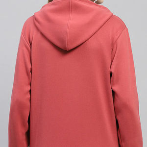 ชุดเสื้อฮู้ดแขนยาวมีซิปสำหรับผู้หญิงผ้าฟลีซระบายอากาศได้ดีไซส์ใหญ่พิเศษออกแบบได้ตามต้องการสำหรับฤดูหนาว - Product Image 6