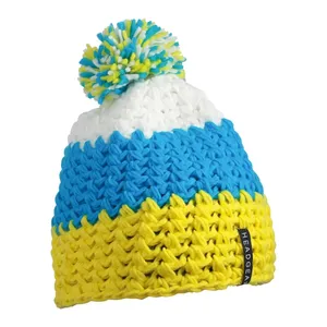 Gorro de Ganchillo Personalizado con Pompón para Deportes de Invierno, Accesorio Promocional - Product Image 2