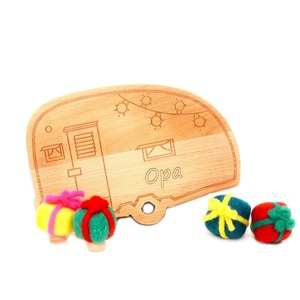 Tabla de Cortar de Madera para Niños, Tabla de Cortar Segura y Duradera, Perfecta para Actividades de Cocina y Aprendizaje Infantil, de la India - Product Image 3
