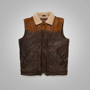 Gilet et vestes en cuir respirants personnalisables pour hommes, vêtements d'extérieur d'hiver avec logo et étiquettes personnalisés, Sweats à capuche par fabricant - Product Image 5