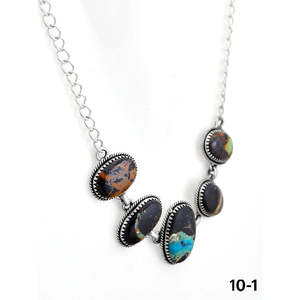 Collier Bohème du Sud-Ouest en Argent Sterling et Turquoise pour Mariage ou Fiançailles - Product Image 3