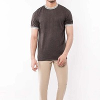 Logo personnalisé imprimé et brodé, haute qualité, couleur unie, respirant, écologique, été, homme, style streetwear, coton, grande taille